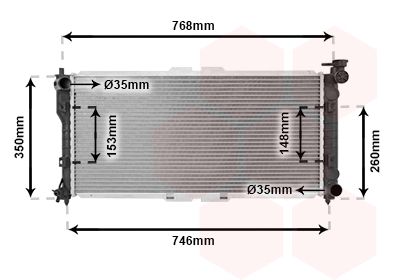 VAN WEZEL Radiaator,mootorijahutus 27002027